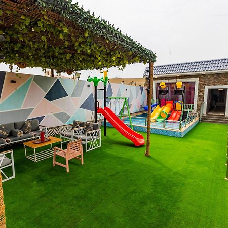 شاليهات الكوخ السويسري وأكوابارك Villa Ash Shishah ภายนอก รูปภาพ