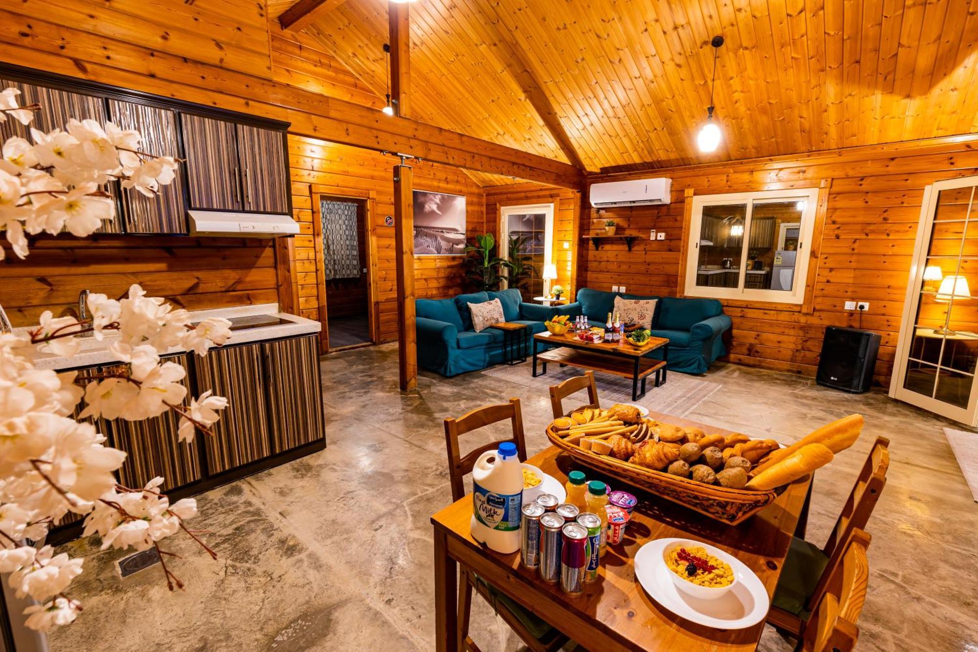 شاليهات الكوخ السويسري وأكوابارك Villa Ash Shishah ภายนอก รูปภาพ