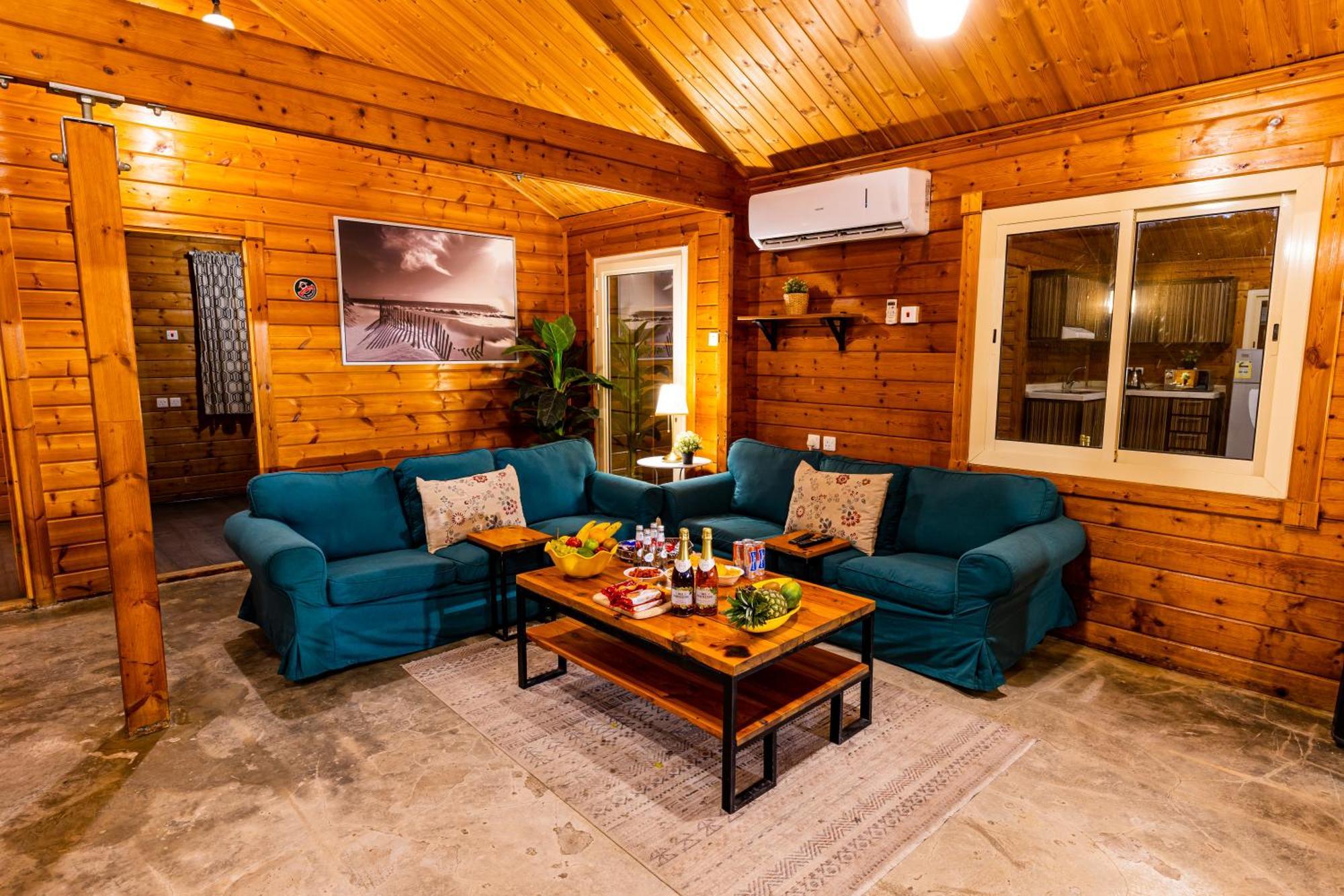 شاليهات الكوخ السويسري وأكوابارك Villa Ash Shishah ภายนอก รูปภาพ
